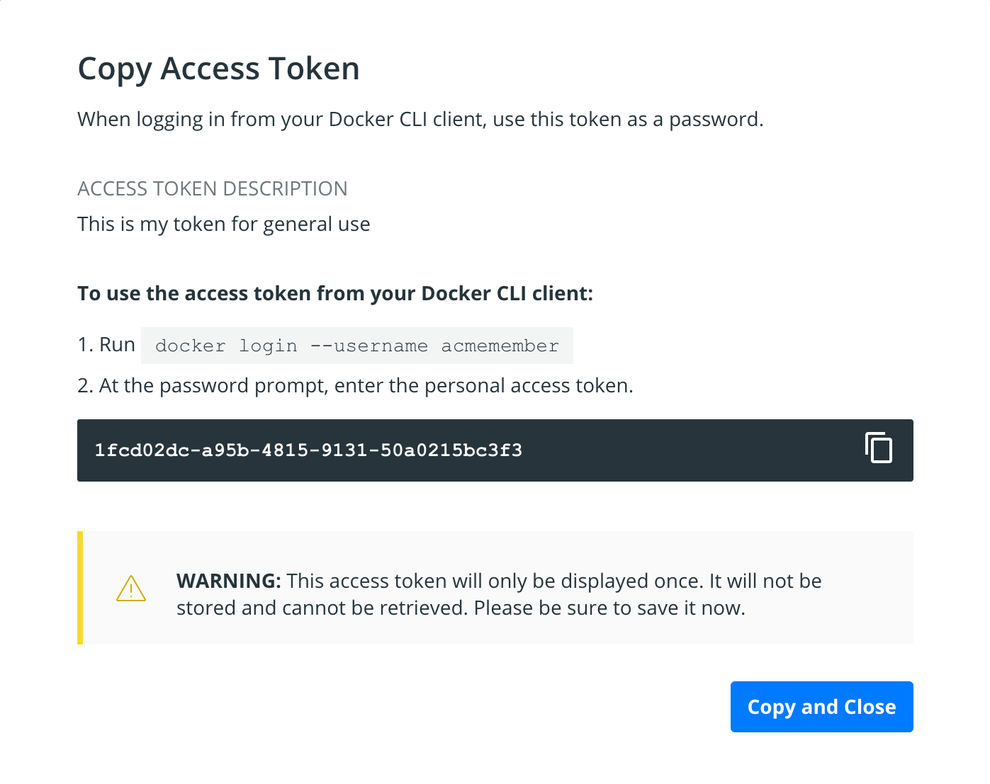 Copy Token